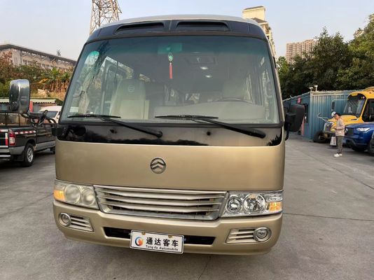 품질  Golden Dragon Small Used Coaster Bus Mini 23 Seats Passenger Used Coach Bus 공장