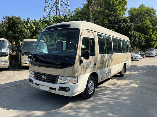 품질  10-23 Seats Used Coster Bus  Manual Transmission With Comfortable Seating 공장