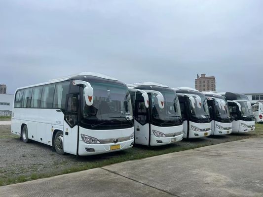 품질  Diesel Used City Bus 33 Seats Max Speed 100km/H Euro 5 Manual 2nd Hand Bus 공장