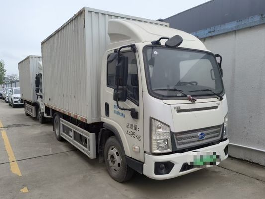 단일 행 사용 된 화물 트럭 BYD T5A4.5T4.03 미터 순수 전기 상자형 가벼운 트럭