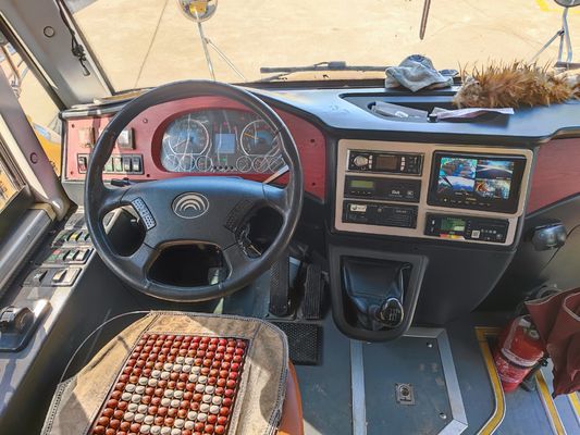 34 좌석 중고용 학교버스 V6 엔진이 있는 디젤 연료