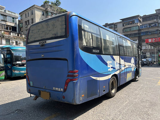 디젤 사용 된 관광 버스 37 좌석 2 문 LHD 유로 4 수동 변속기와 함께