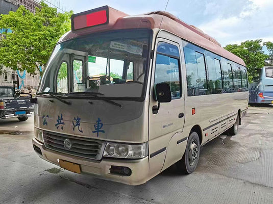 44 좌석 25 좌석 사용된 코스터 버스 150kw 자동 LHD 전기 버스
