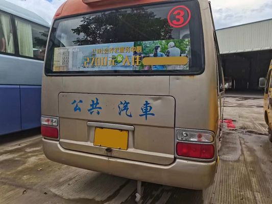 44 좌석 25 좌석 사용된 코스터 버스 150kw 자동 LHD 전기 버스
