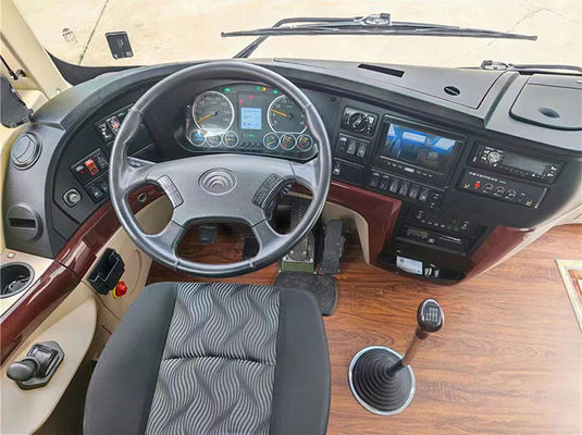 대형 사용된 버스 수동 변속기 11m 디젤 엔진 사용 된 시내 버스