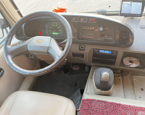 GAC 19인승 중고 버스 6m LHD 유로 3 디젤 엔진 127hp 중고 미니 버스