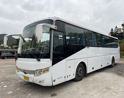 12m 57seats LHD 중고용 유동 버스 디젤 엔진 코치 버스 1도어 중고용 상업 버스