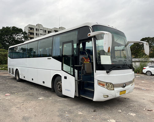 12m 57seats LHD 중고용 유동 버스 디젤 엔진 코치 버스 1도어 중고용 상업 버스