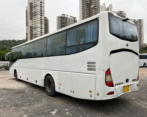 12m 57seats LHD 중고용 유동 버스 디젤 엔진 코치 버스 1도어 중고용 상업 버스