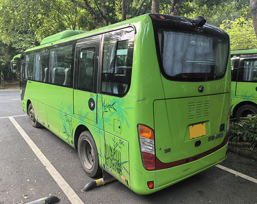 YTM280-CV4-H 모터 사용 된 전기 버스 유툰 버스 33 좌석 코치 중고 관광 버스
