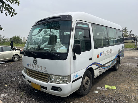 18석 디젤 세컨드 핸드 버스 180000 마일리그 1도어 골든 드래곤