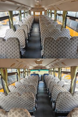 56석 디젤 엔진 LHD KLQ6106XQE4 Uesd 학교 버스 중국산