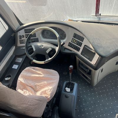 유차이 330 엔진 수동 변속기 중고 골든 드래곤 63인승 노란색 버스