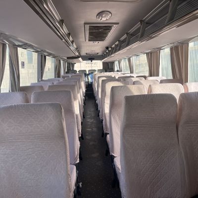 유차이 330 엔진 수동 변속기 중고 골든 드래곤 63인승 노란색 버스