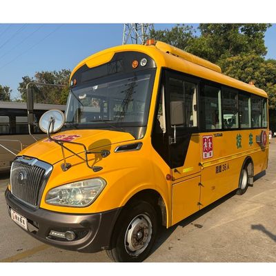 36석 디젤 엔진 중고용 어린이용 학교버스 중국산 견고하고 내구성