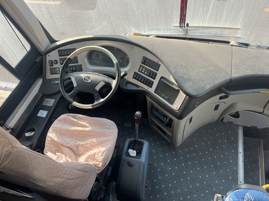 Used Yellow King Long Bus: 63-Seat Layout, Yuchai Engine & Manual Transmission