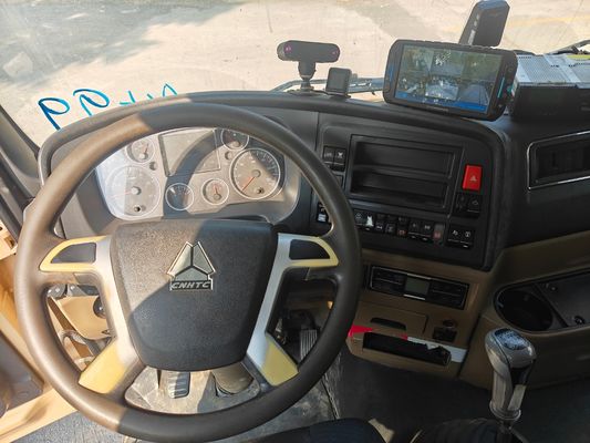 2019년 생산된 2인승 옐로우 중고 Howo 덤프트럭